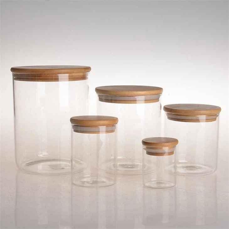 Small Glass Storage Jars With Cork Lids