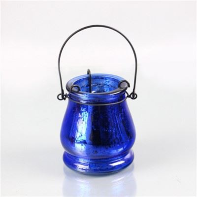 Κηροπήγια Vintage Blue Glass