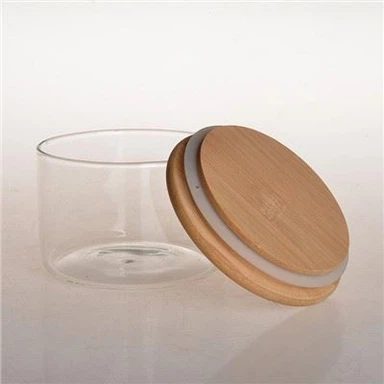 Σετ γυάλινων δοχείων αποθήκευσης Clear Glass κάνιστρο τροφίμων