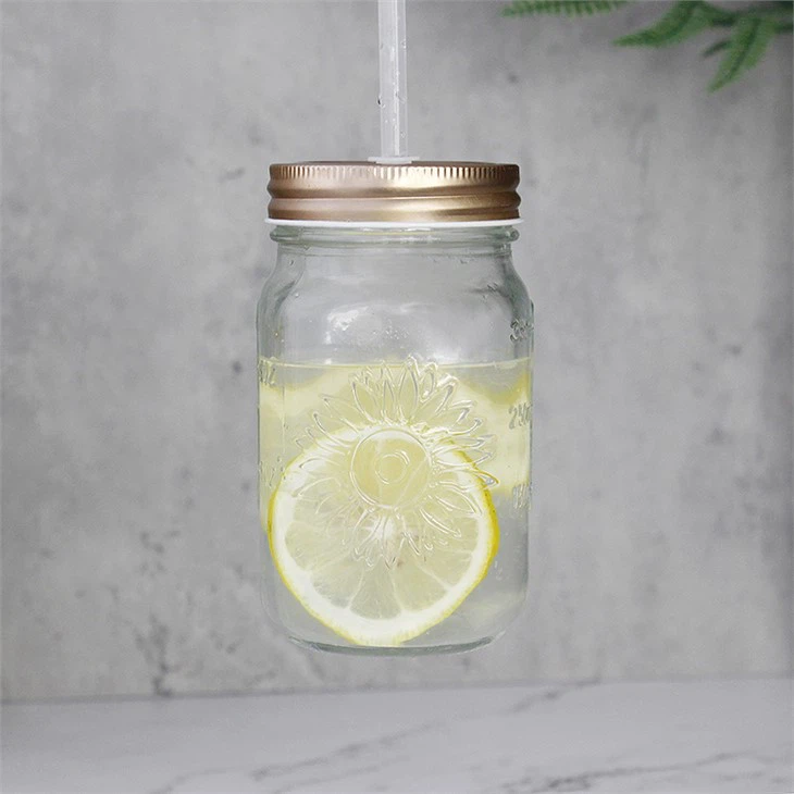 Glass Mason Jar With Lids And Bands